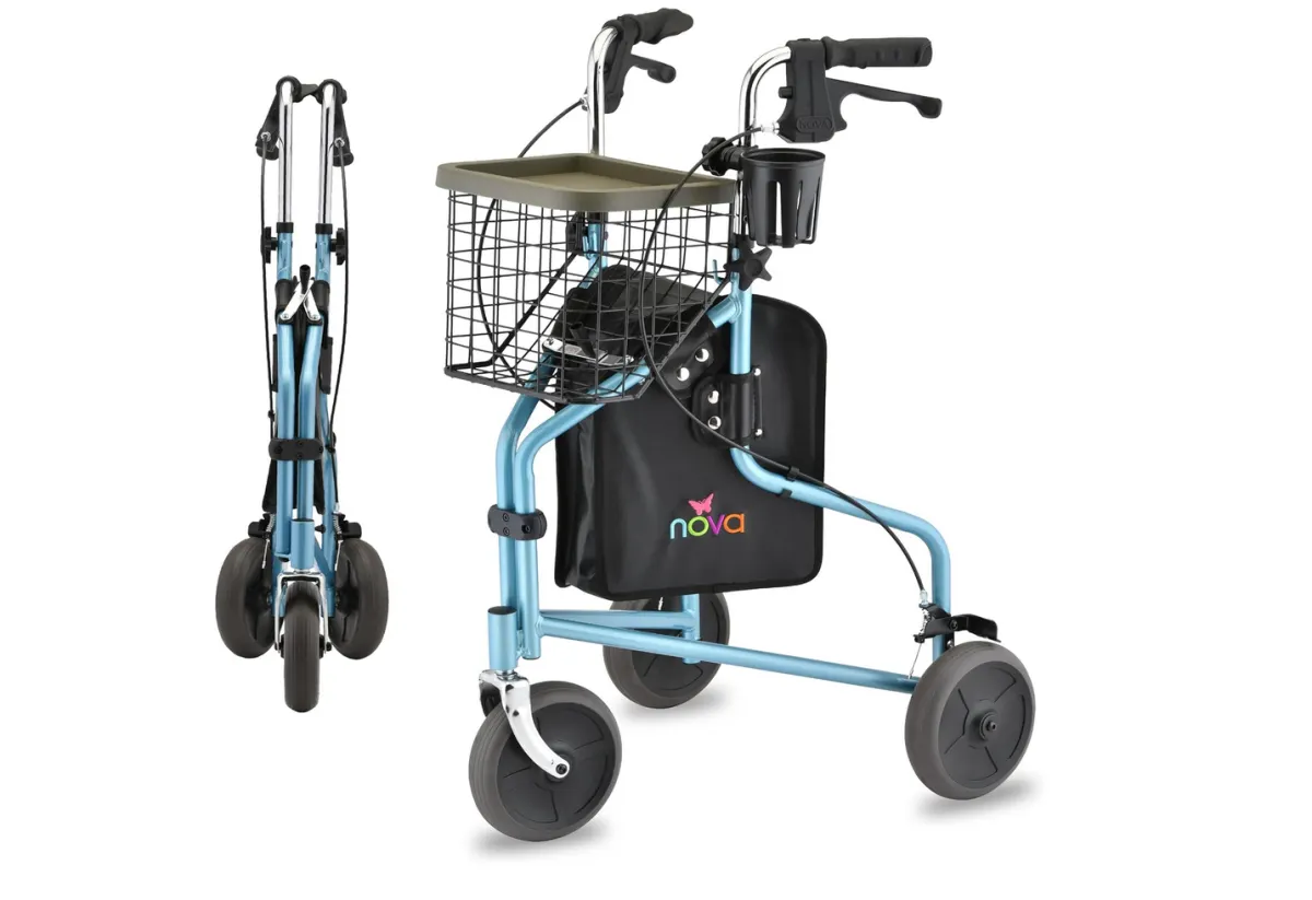 NOVA Traveler 3-Wheel Walker — Best for Tight Spaces