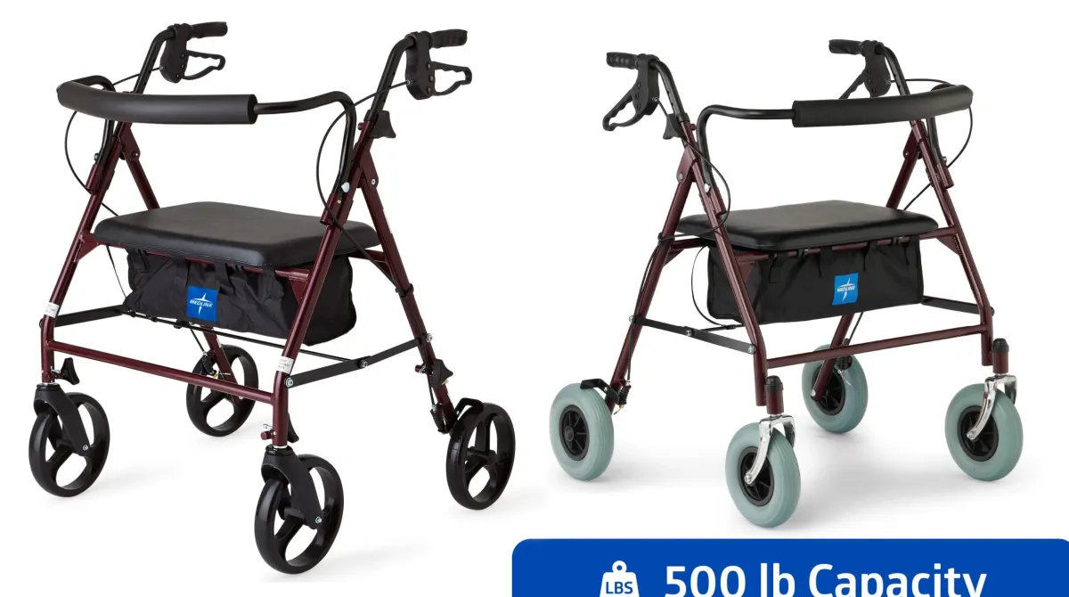 Medline Heavy-Duty Bariatric Rollator — Best Bariatric (500 lbs)