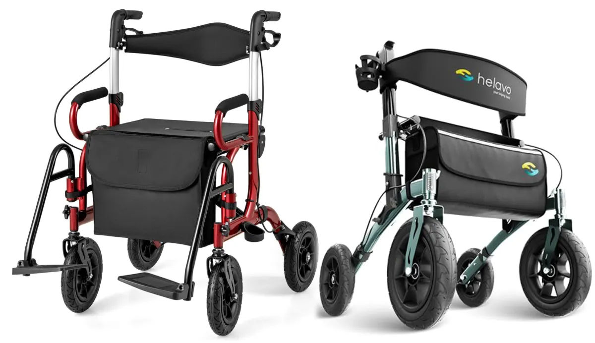 Helavo All-Terrain Rollator — Best for Outdoors