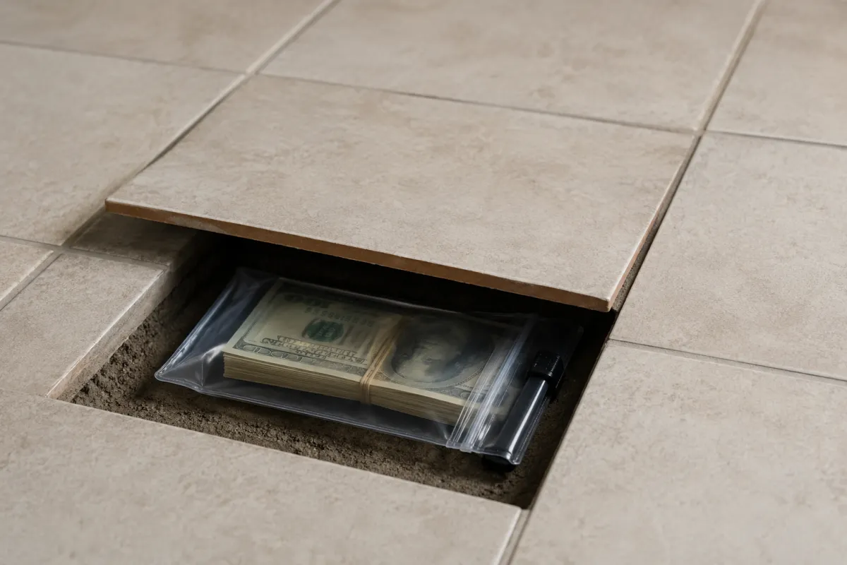 Under Loose Tiles