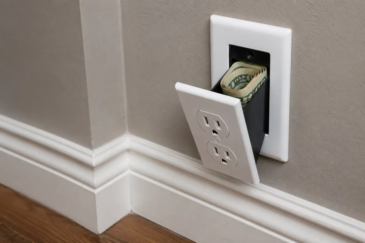 A Fake Electrical Outlet