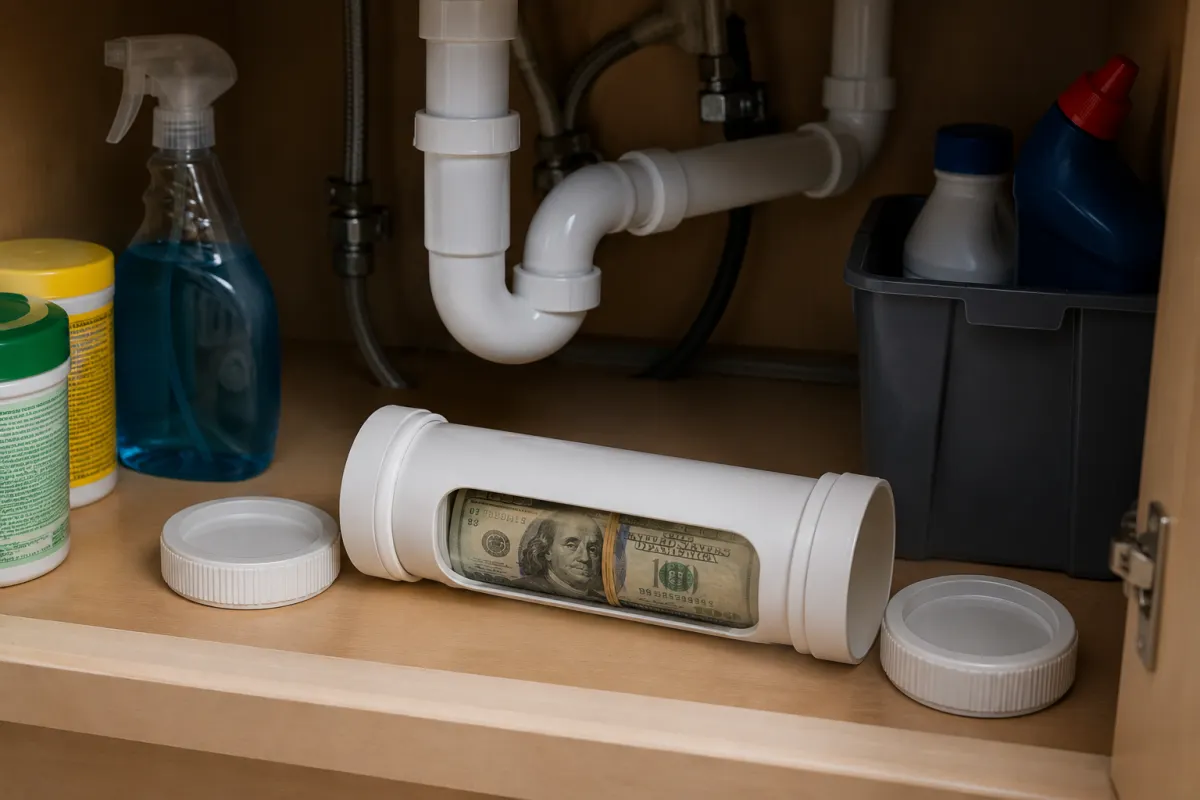  Inside a PVC Pipe