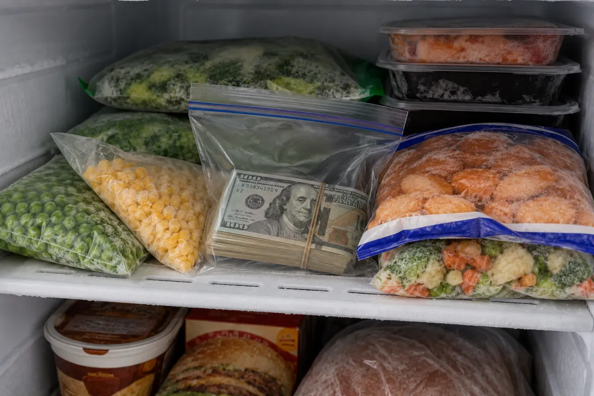 Inside Frozen Food Packages