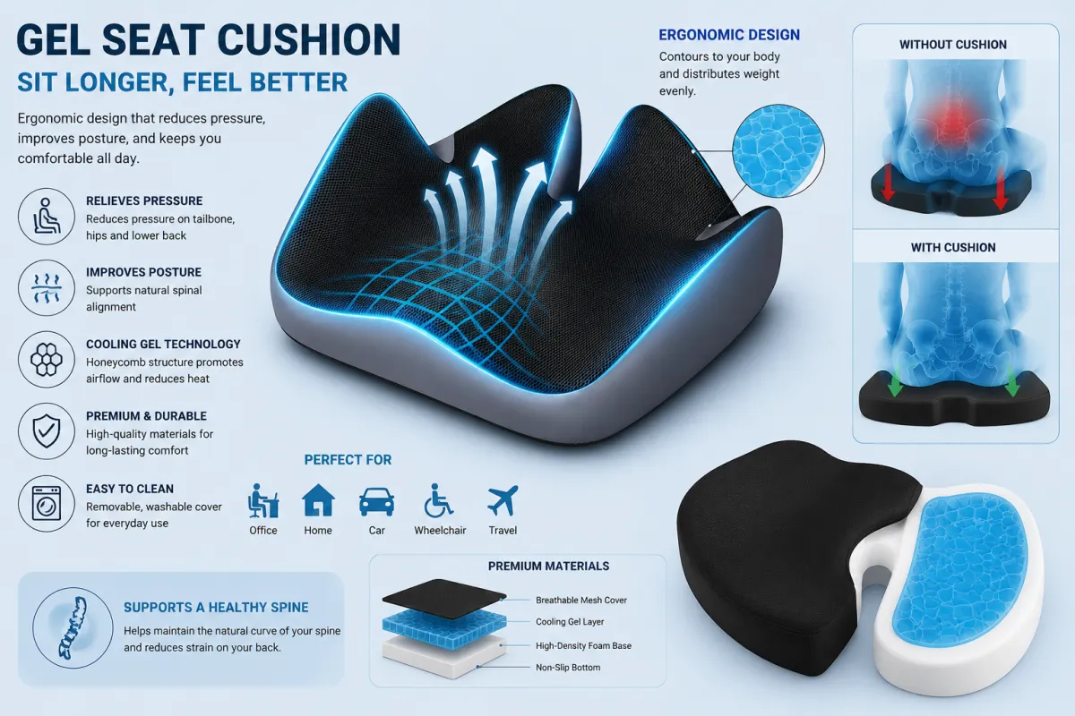 What Is a gel-enhanced seat cushion?