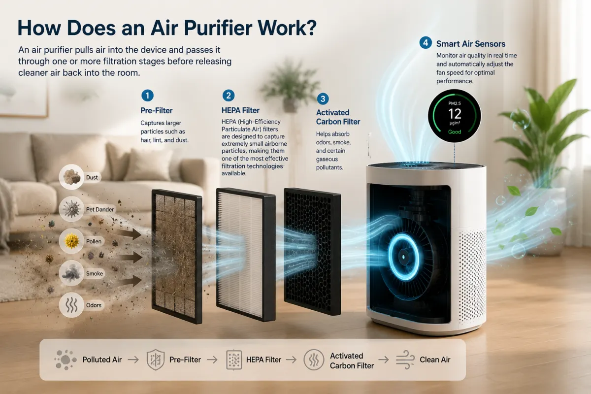 How Does an Air Purifier Work?