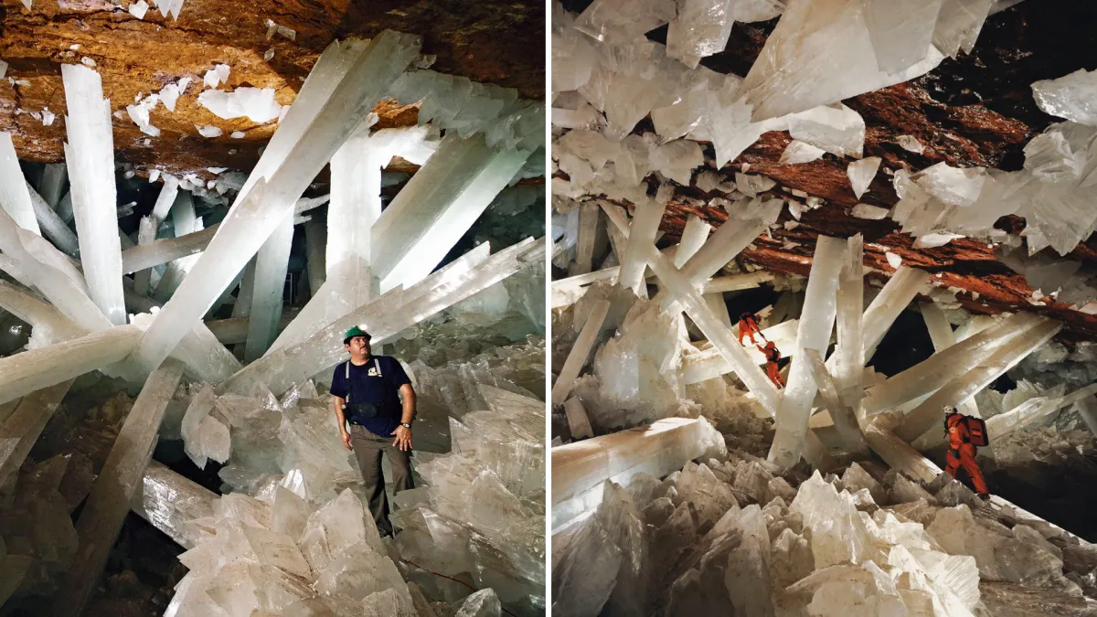 The Giant Crystal Cave in Mexico Contains Crystals Longer Than a School Bus