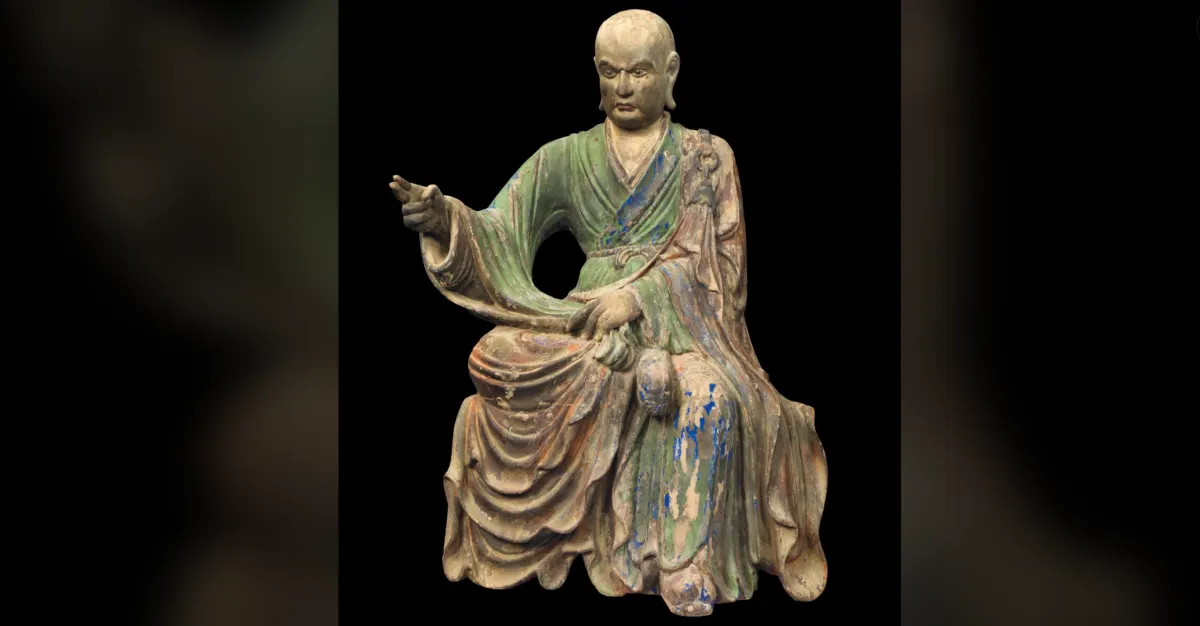 A Ming Dynasty Sculpture Preserves the Image of a Revered Buddhist Arhat