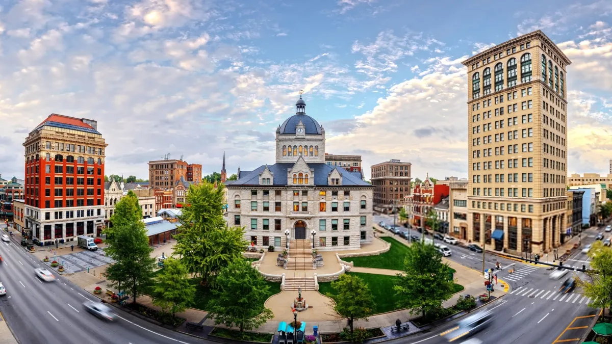 Lexington Kentucky Usa Downtown City