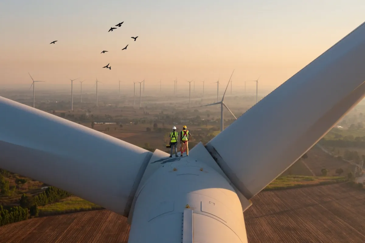 Modern Wind Turbines Are Engineering Giants