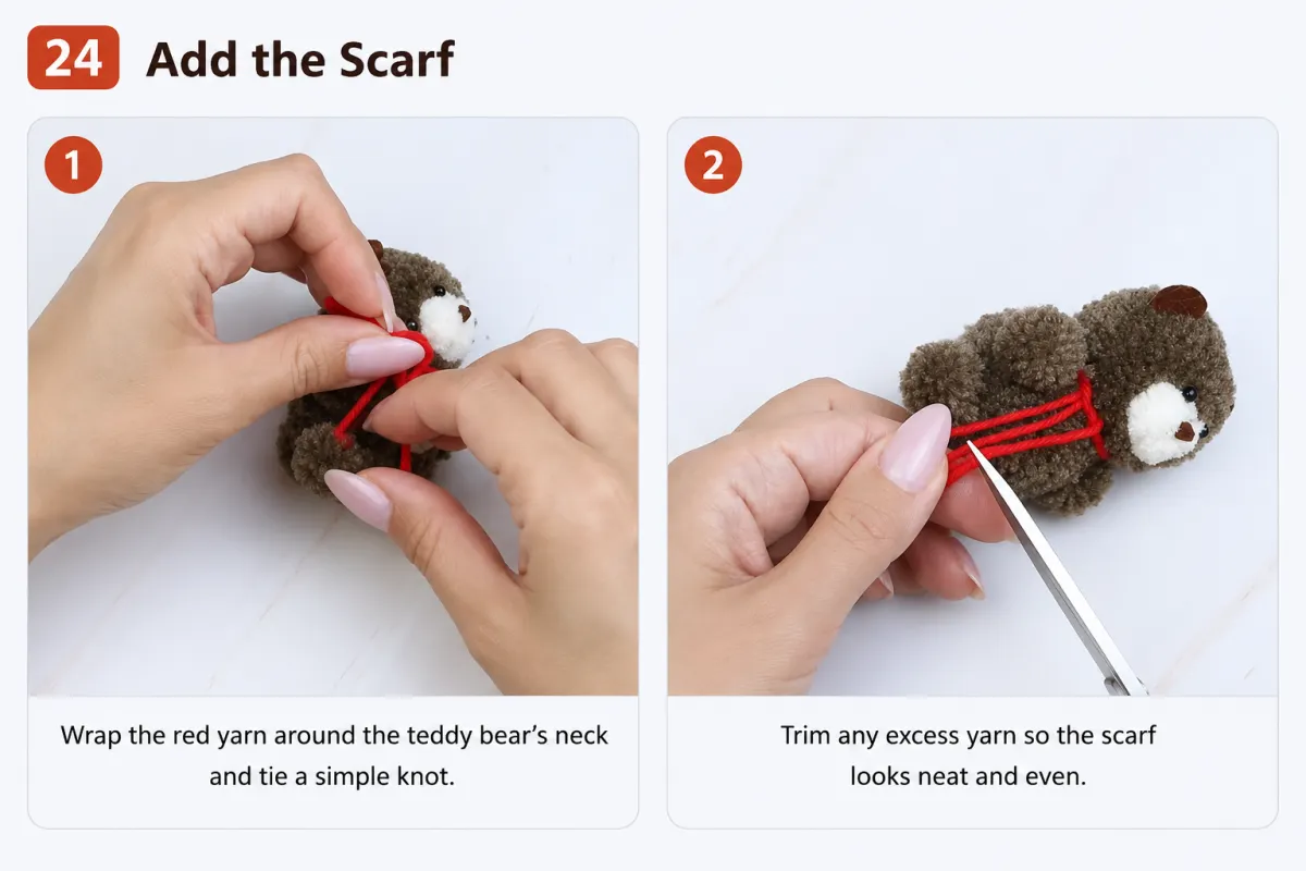 Step 24: Add the Scarf