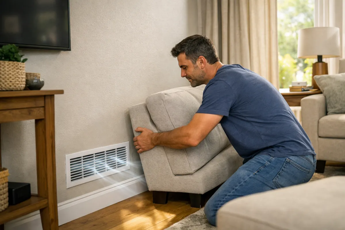 Keep Air Vents Unblocked
