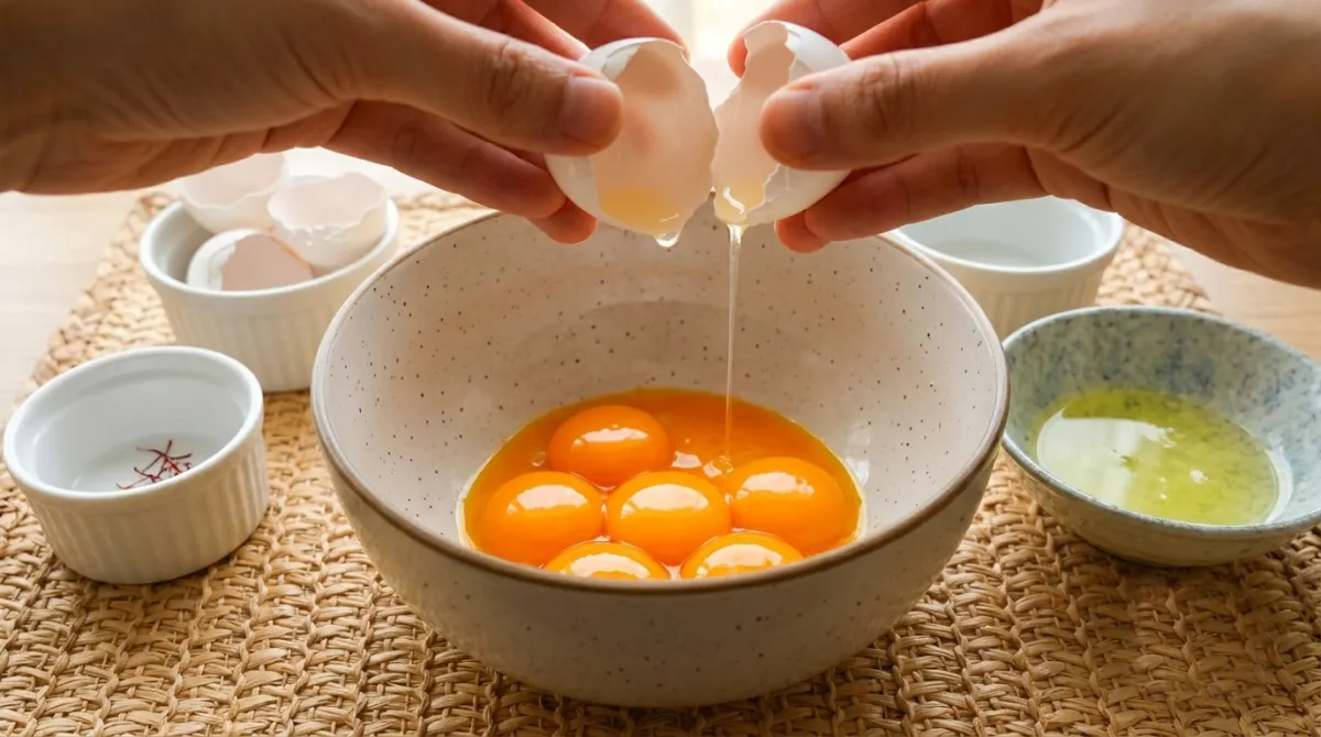 Step 4: Separate the Egg Yolks