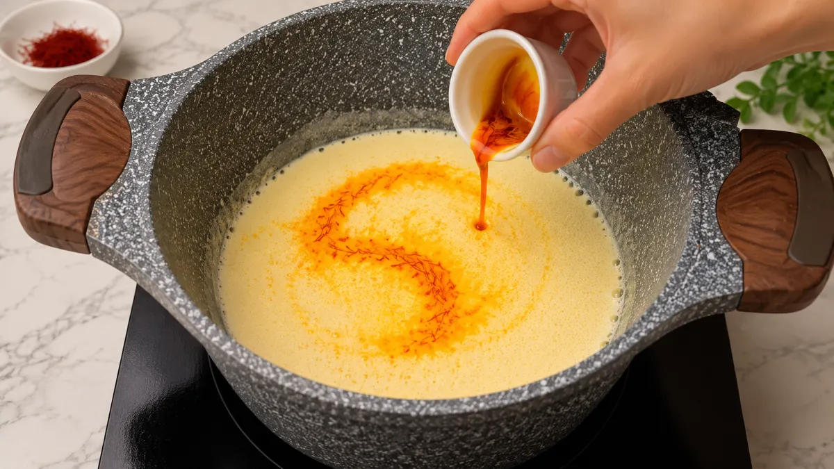 Step 6: Cook the Custard