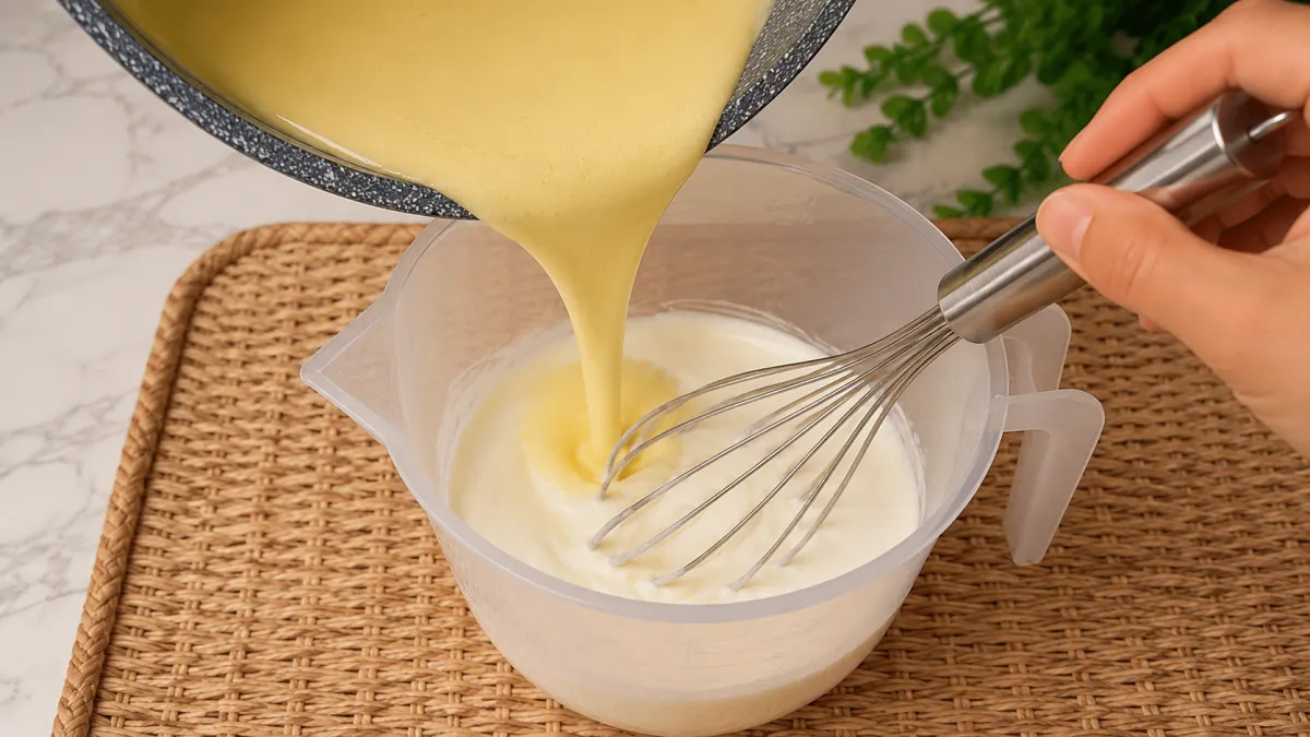 Step 7: Mix in the Heavy Cream