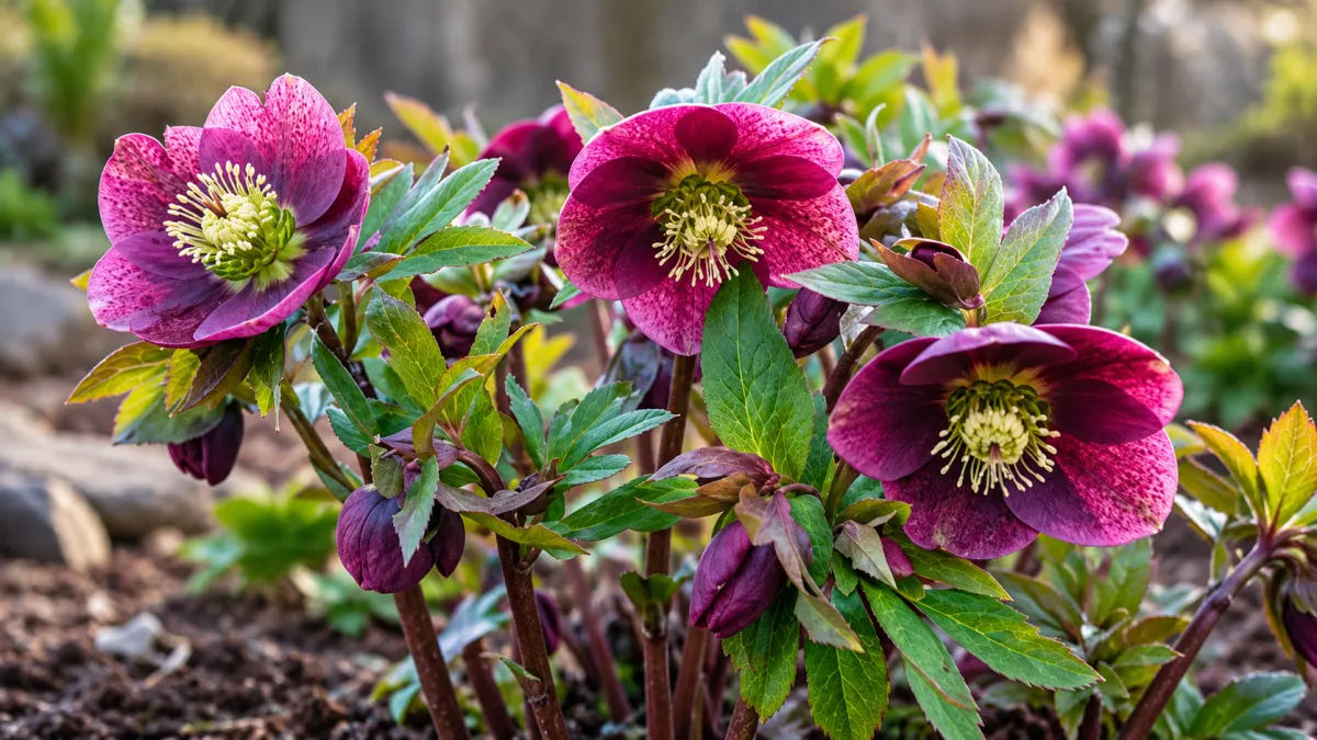 Hellebore (Helleborus spp.)