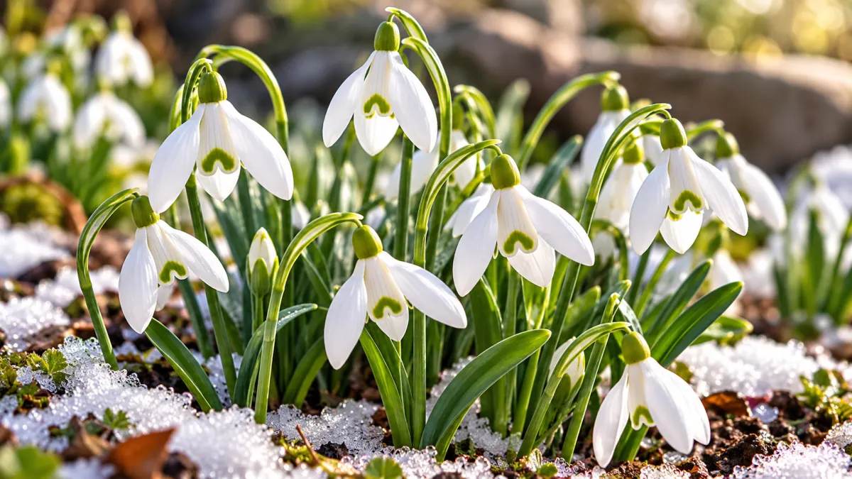 Snowdrop (Galanthus spp.)
