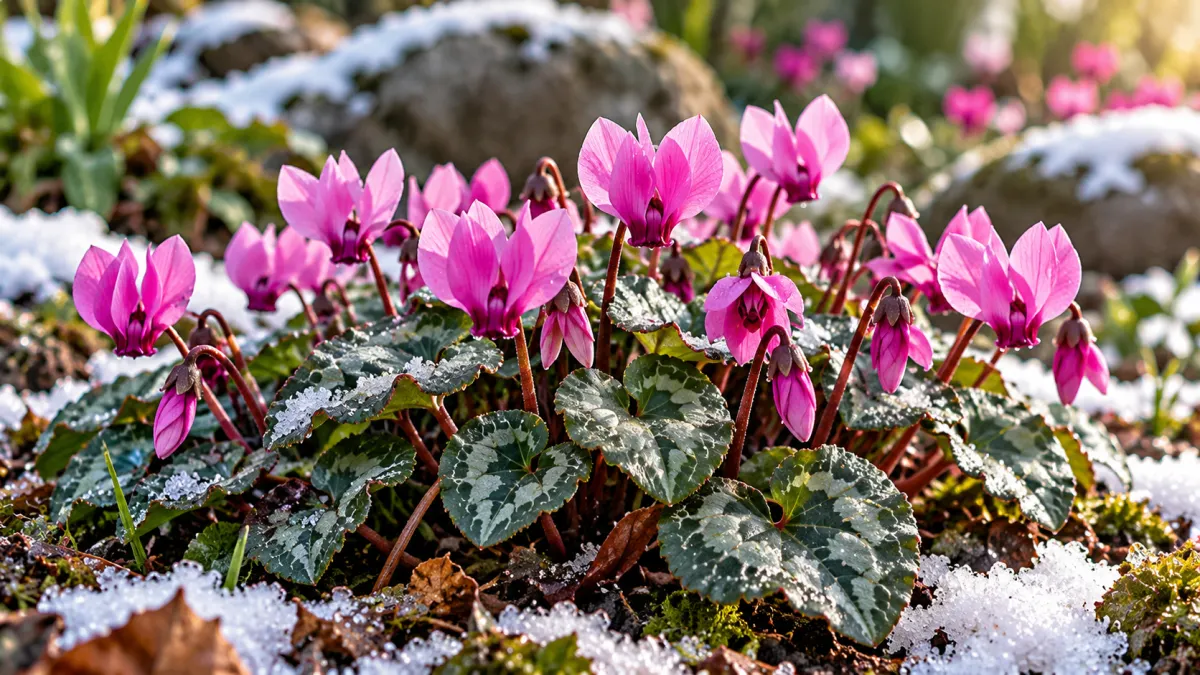 Hardy Cyclamen (Cyclamen coum)