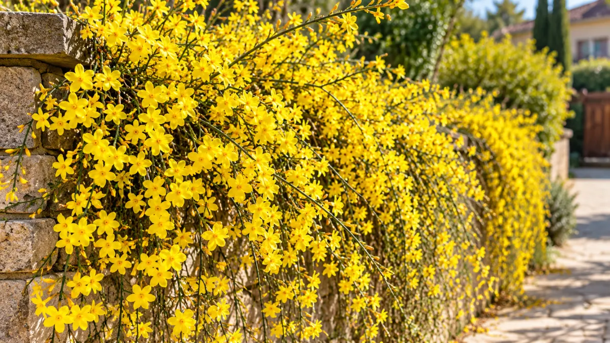 Winter Jasmine (Jasminum nudiflorum)