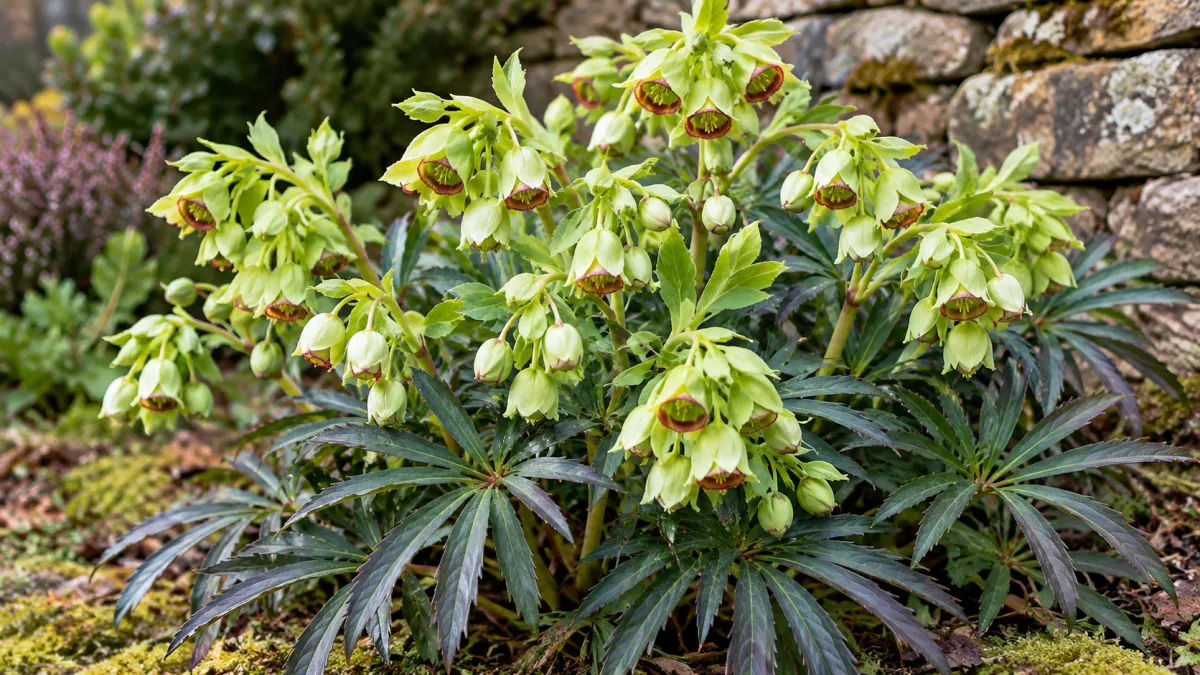 Stinking Hellebore (Helleborus foetidus)