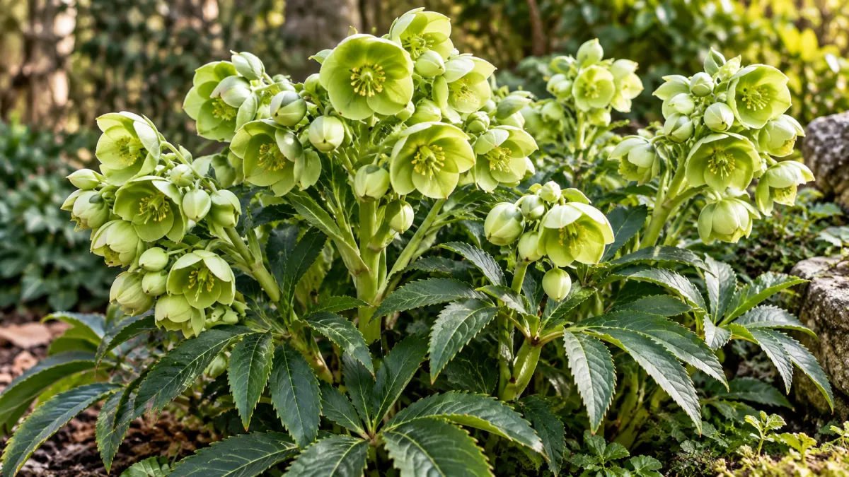 Corsican Hellebore (Helleborus argutifolius)