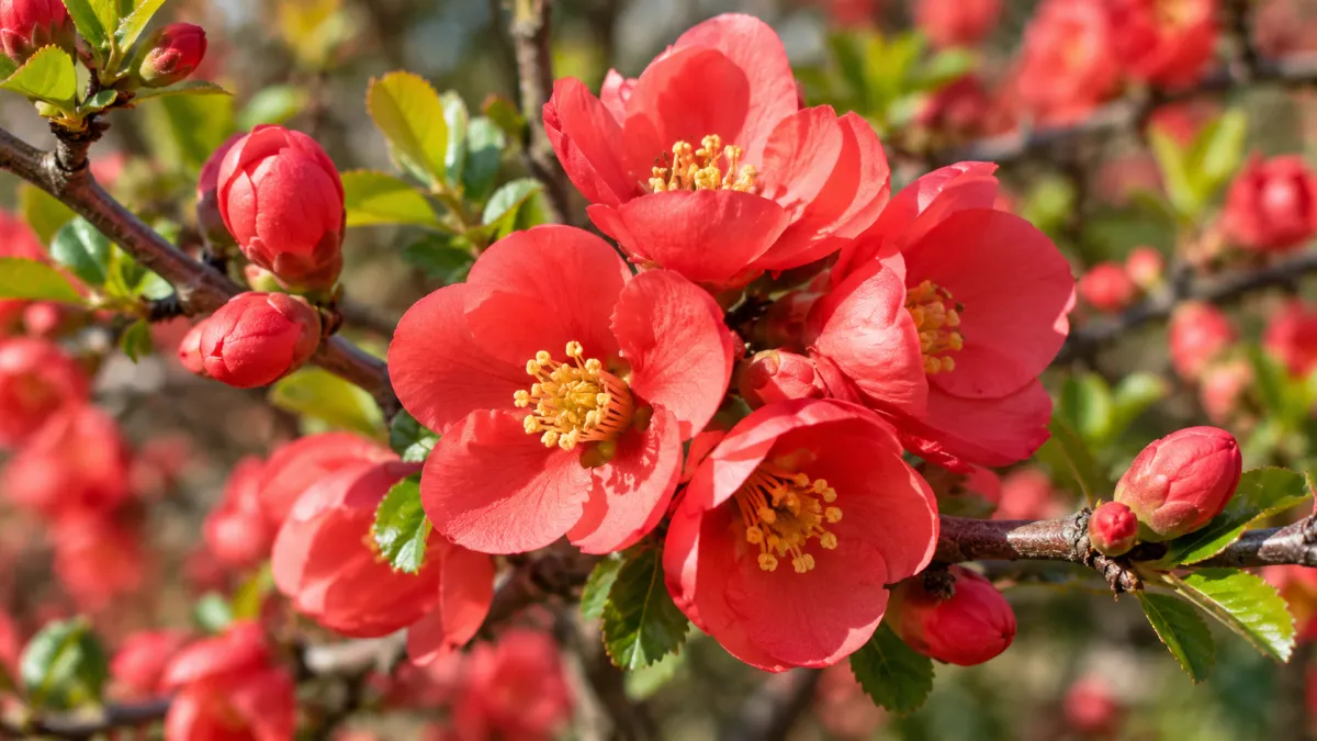  Japanese Quince (Chaenomeles spp.)