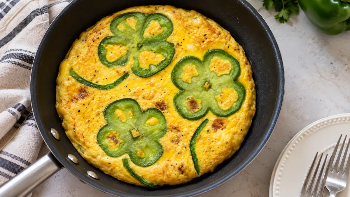 Potato, Egg and Bell Pepper