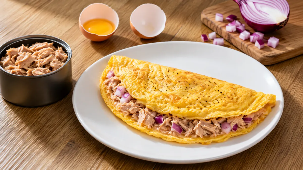 Tuna and Egg Omelet