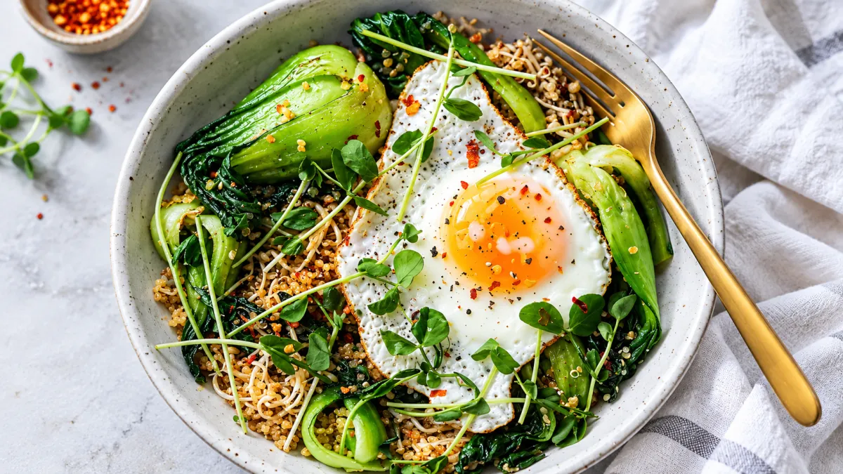 Quinoa and Egg Bowl