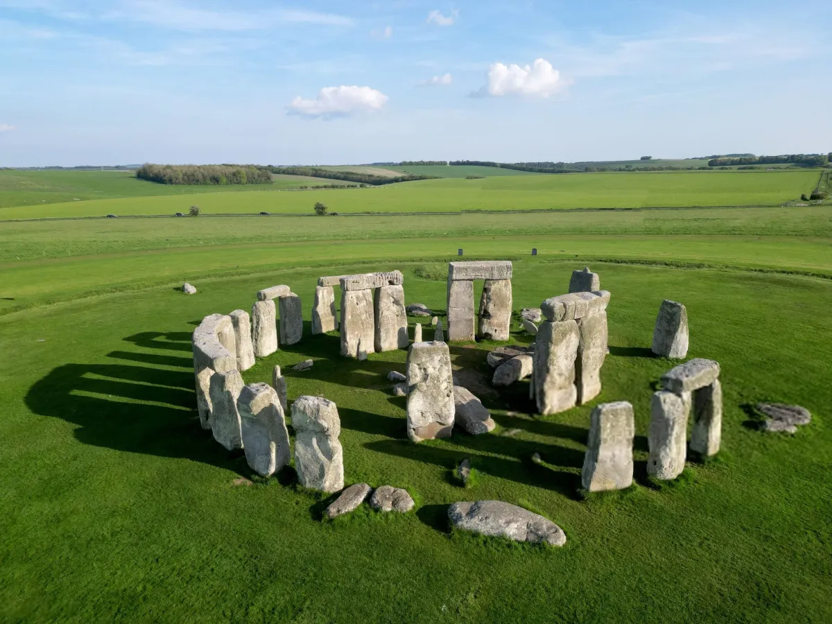 Stonehenge and Wiltshire Countryside in England
