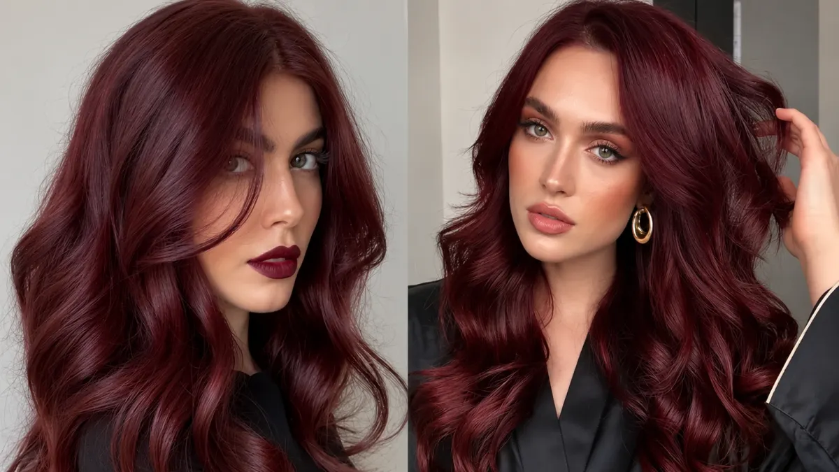 burgundy hair color