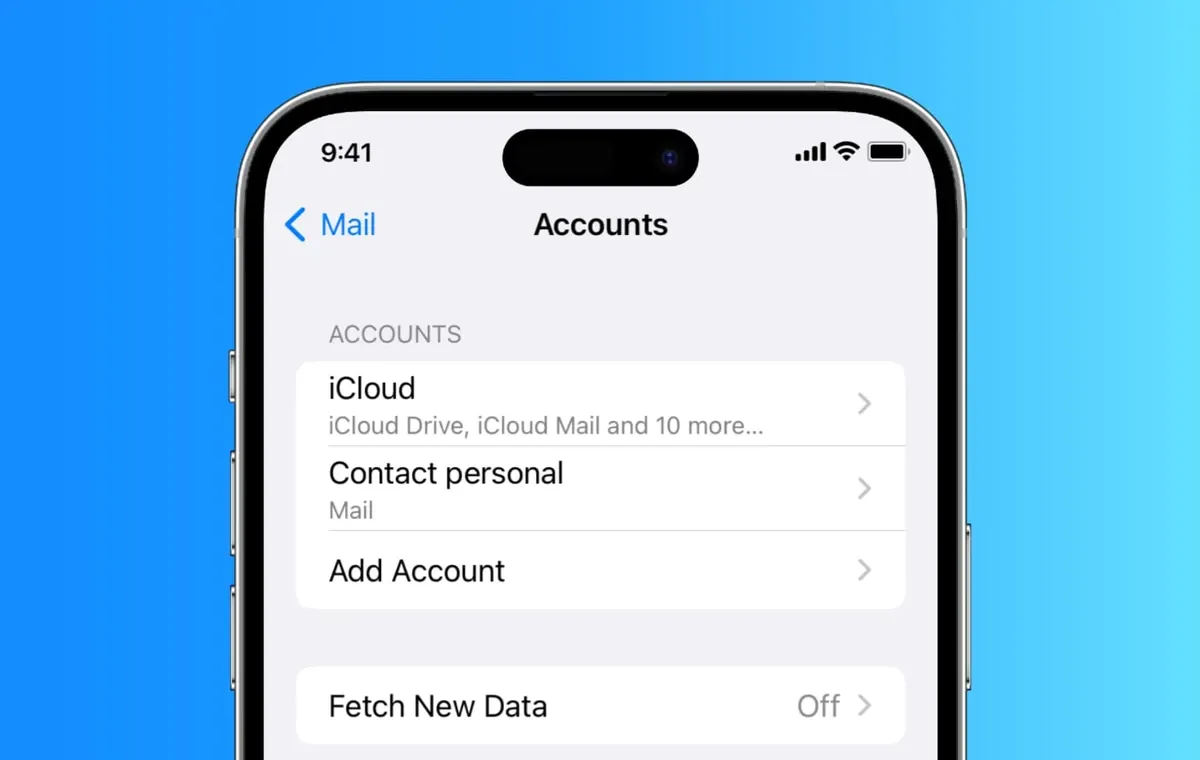 Find Email Accounts on an iPhone