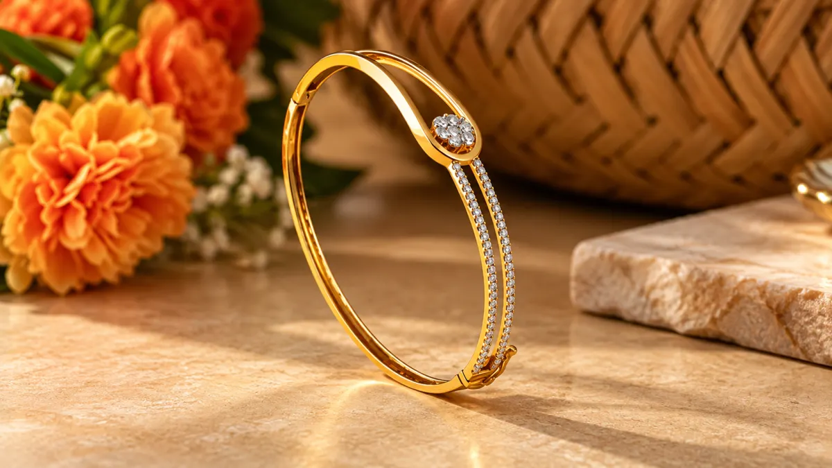 Gold Bangles for Girls