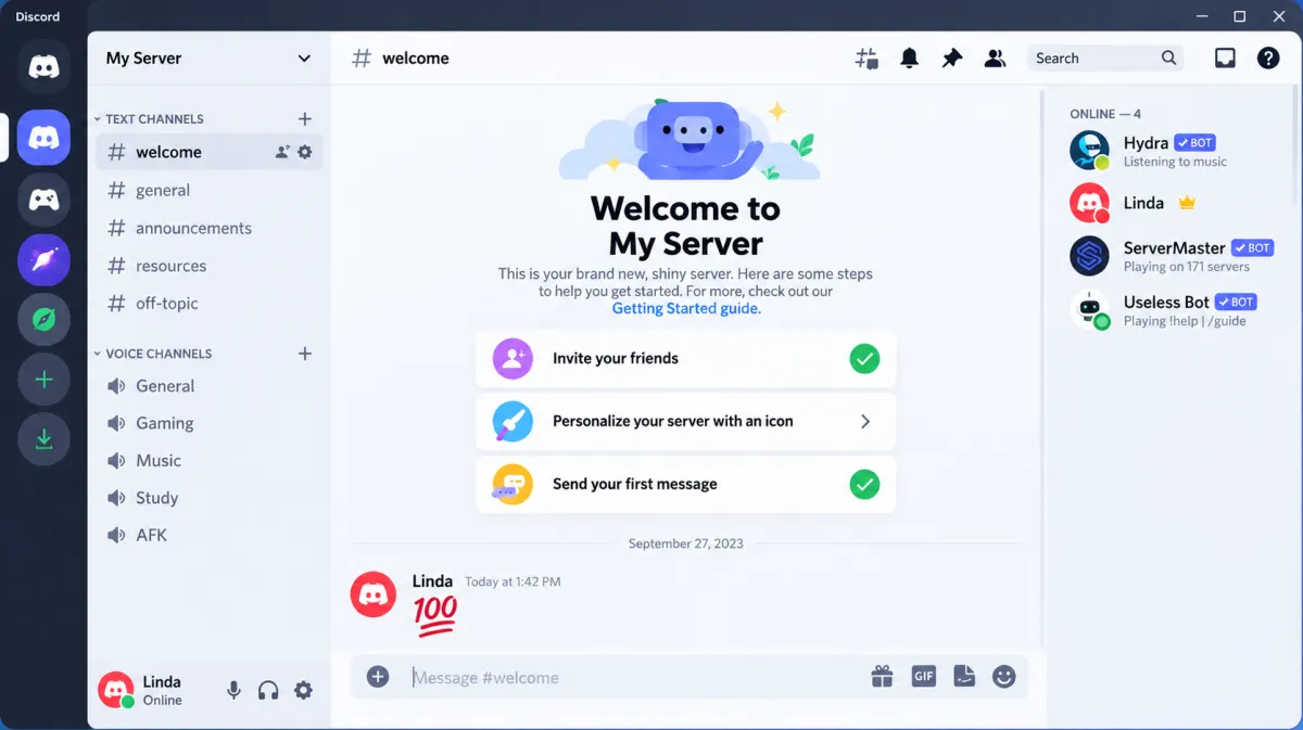 Discord Servers, Channels, and Roles