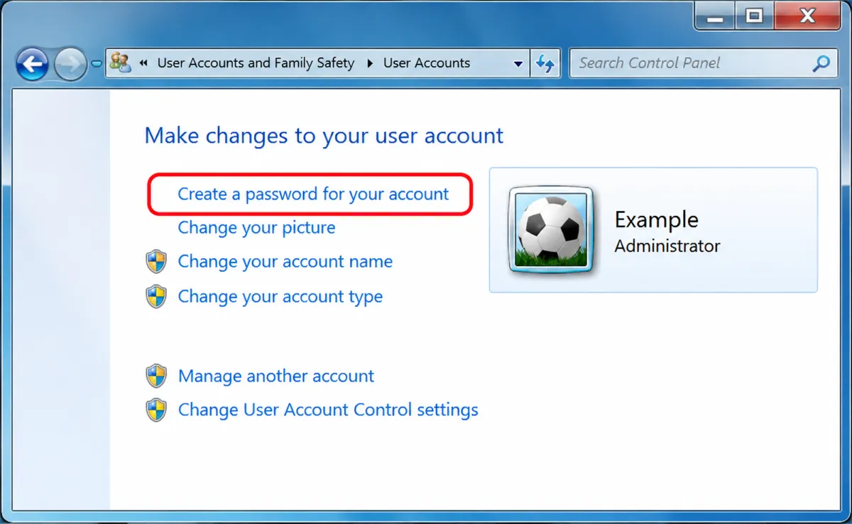 How to Set a Password on Windows 7
