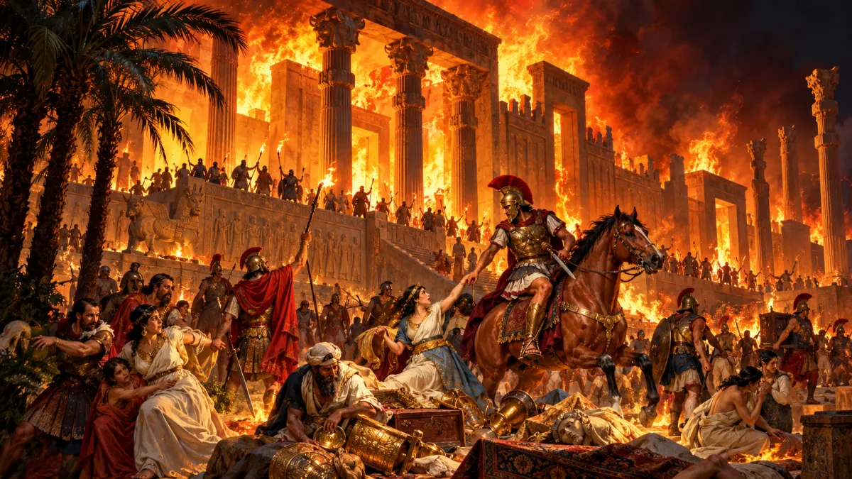 Why Did Alexander Set the Palaces on Fire?