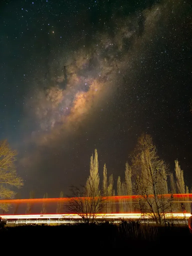 The Milky Way Captured With an iPhone Using a Long Exposure