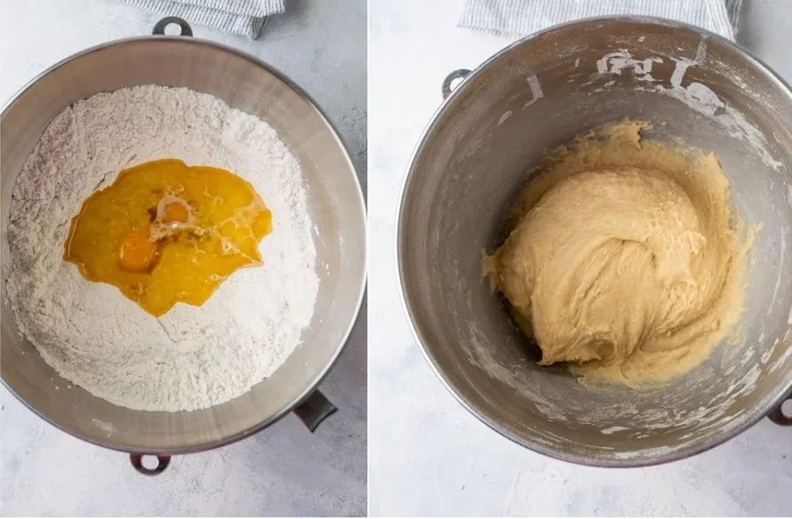 Mix the Ingredients and Make the Donut Dough