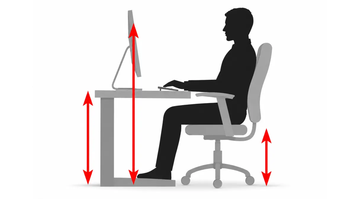 Proper Chair Height and Knee Positioning