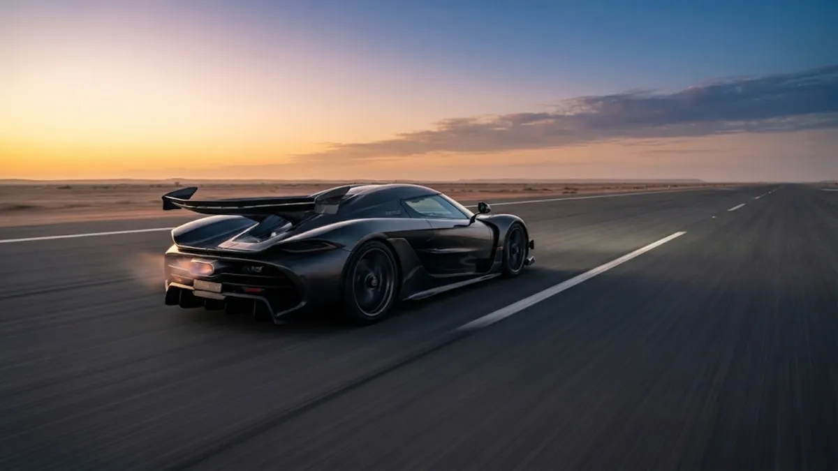 Rimac Nevera R Electric Hypercar on Proving Ground