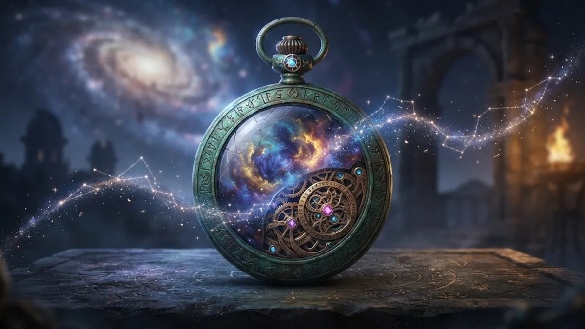 Cinematic Fantasy Concept Art Runic Astrolabe