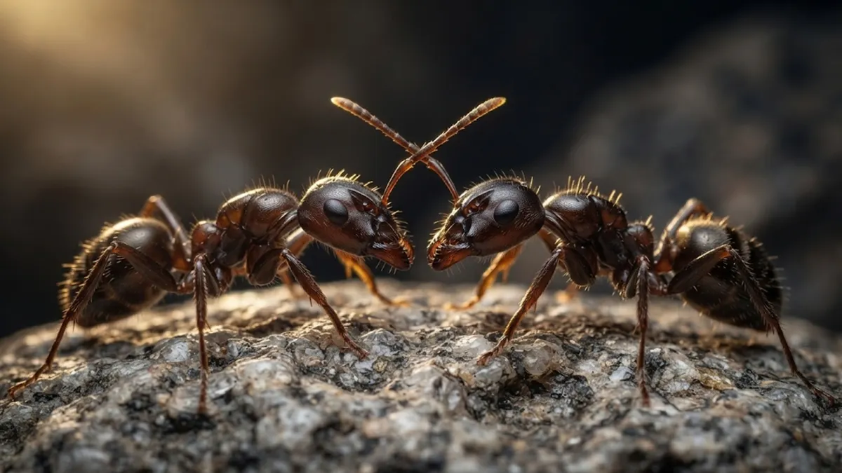 Macro Antennae Crossing Chemical Hydrocarbon Scent Check