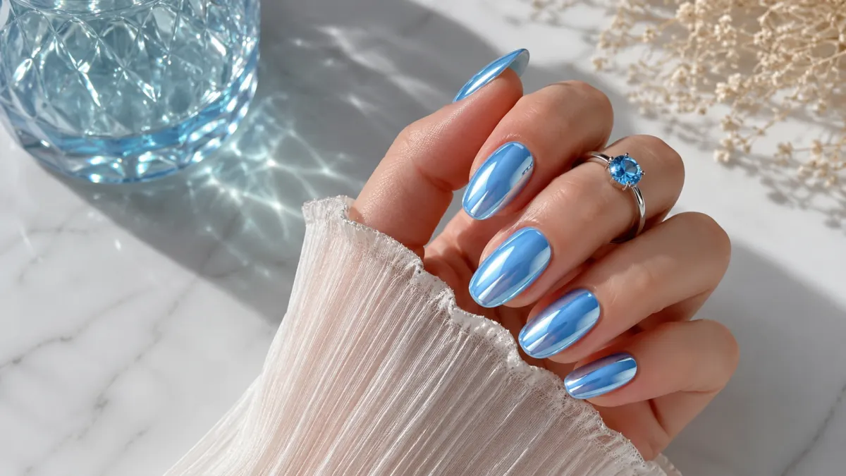 Chrome and Mirror Nail Ideas
