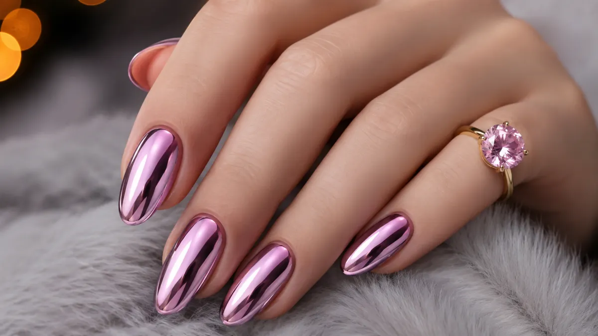 Chrome and Mirror Nail Ideas