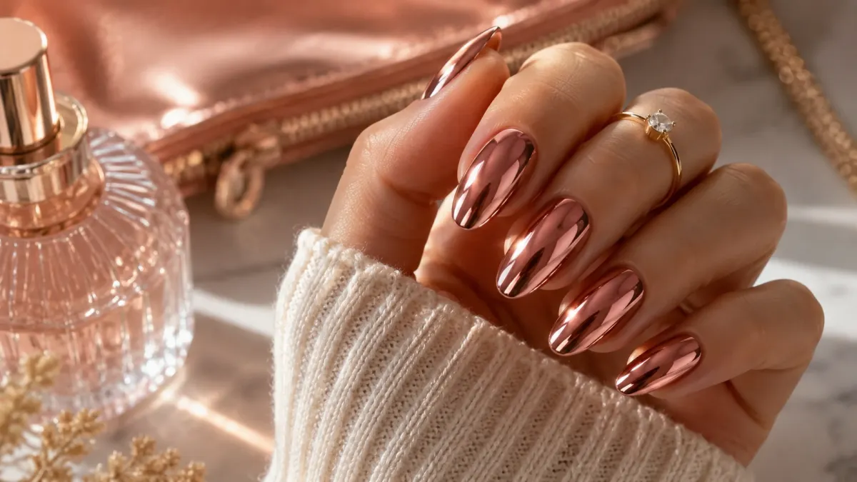Chrome and Mirror Nail Ideas