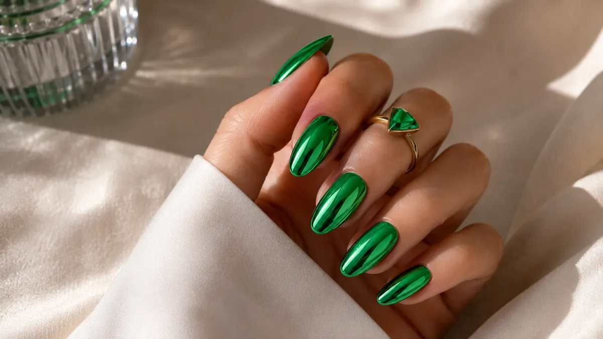 Chrome and Mirror Nail Ideas