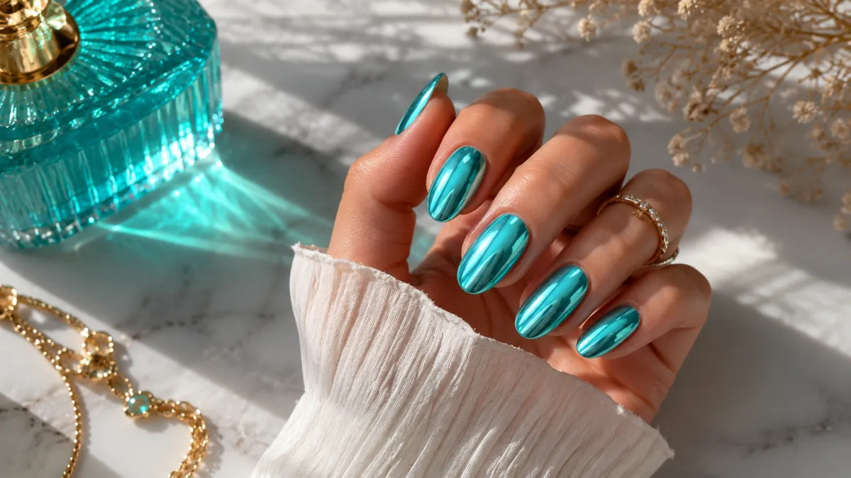 Chrome and Mirror Nail Ideas
