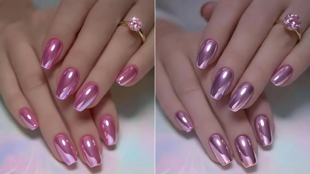Chrome and Mirror Nail Ideas