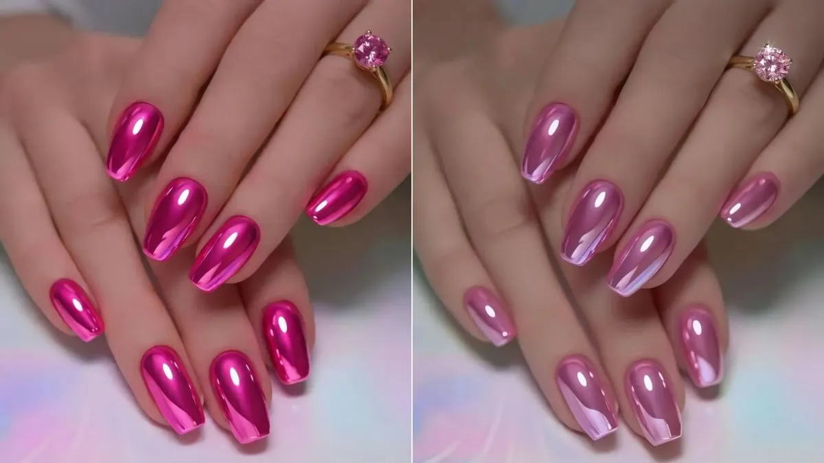 Chrome and Mirror Nail Ideas