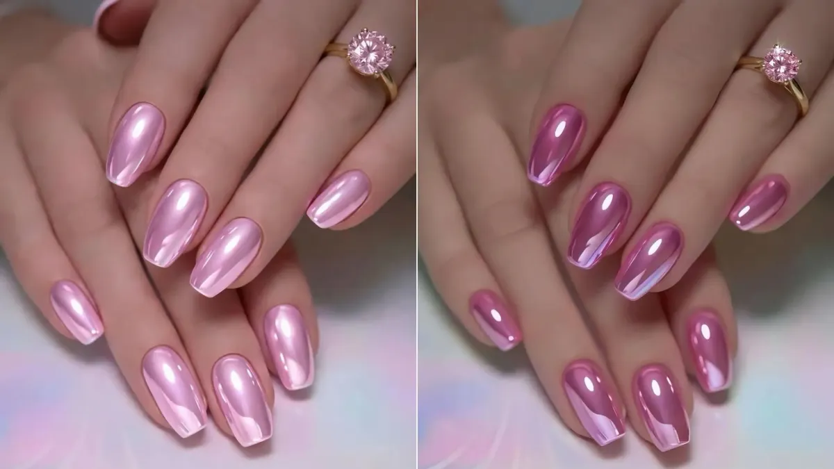 Chrome and Mirror Nail Ideas