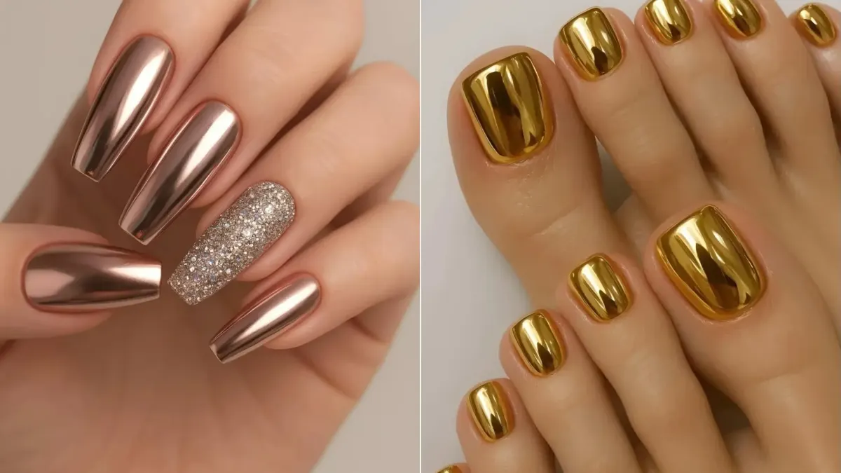 Chrome and Mirror Nail Ideas